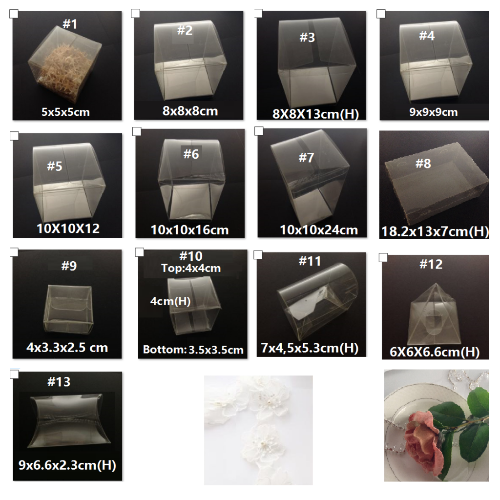 Clear Gift Box Pack of 10 Kcraft